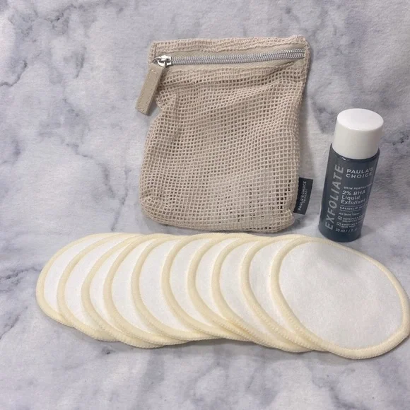Paula’s Choice Exfoliant Gift Set-2% BHA Liquid Exfoliant&10 Cotton Pads-2pc-NEW - Picture 2 of 8